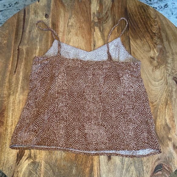 Animal Print Silky Tank Top - Picture 3 of 3